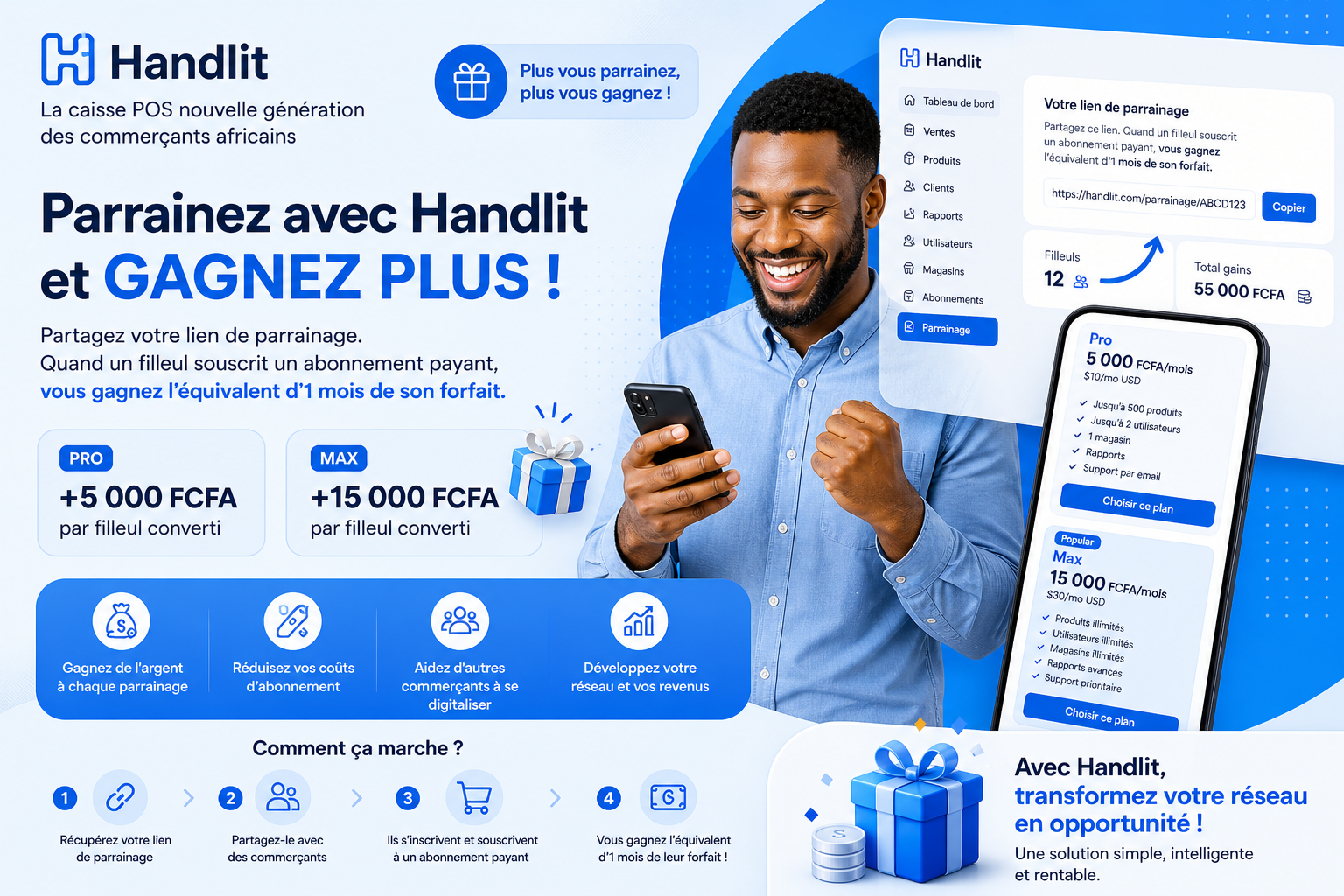Handlit POS Referral Program: Earn Money and Reduce Your Subscriptions
