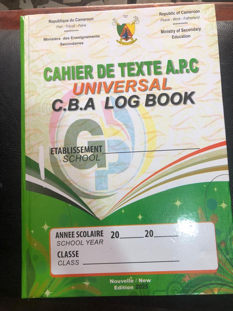 Cahier de Texte A.P.C Universal - C.B.A Log Book